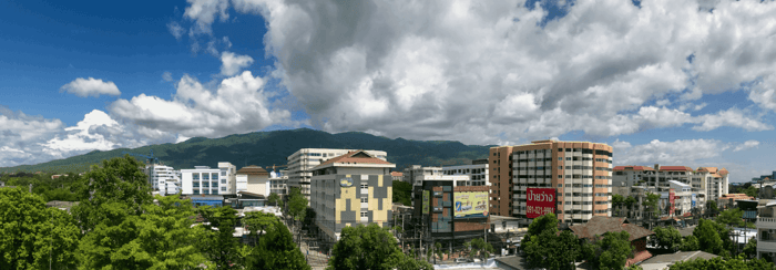 Chiang Mai, Nimman neighborhood, Doi Suthep mountain