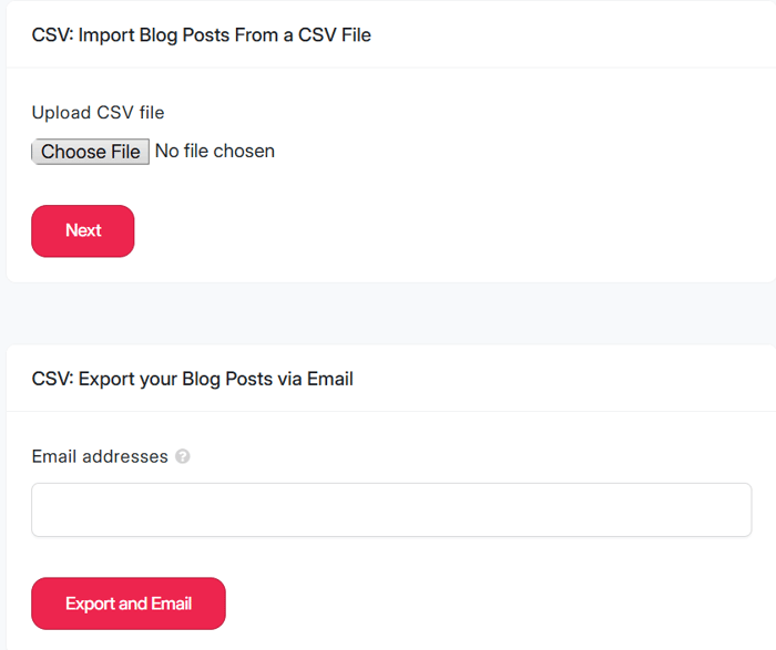 DropInBlog's Import/Export Tool