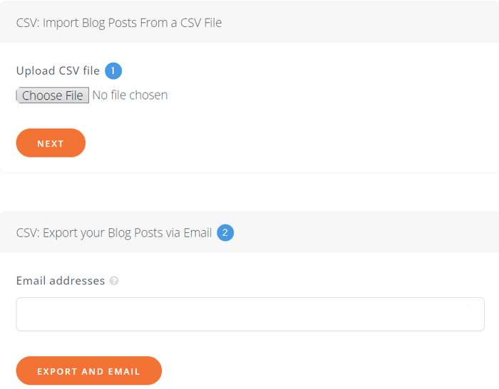 DropInBlog's Import/Export Tool