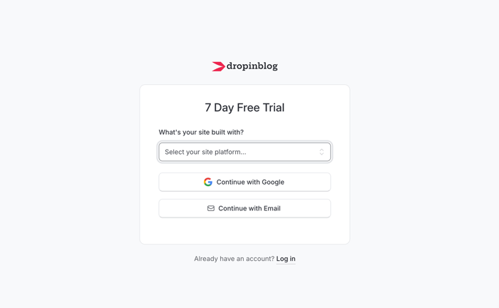 Lovable blog install step