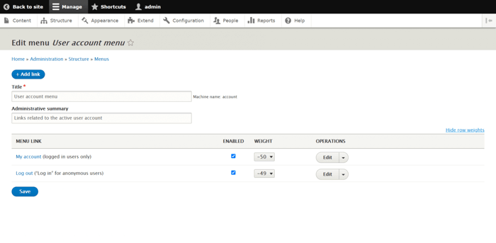Drupal edit element
