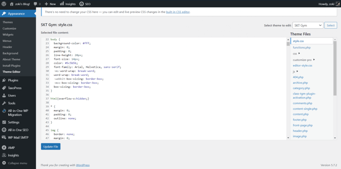 WordPress themes