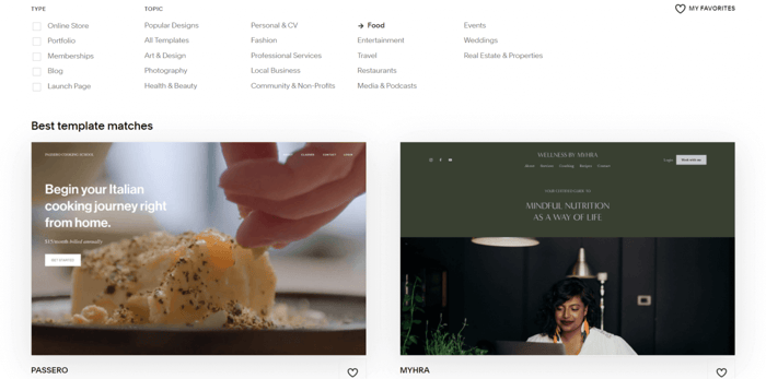 Squarespace templates