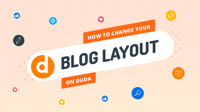 How to Change the Blog Layout on Duda