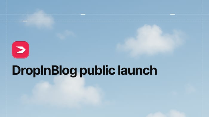 DropInBlog Public Launch