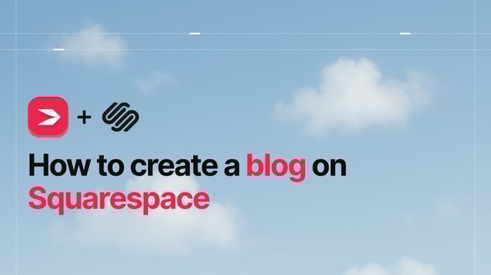 Squarespace blog
