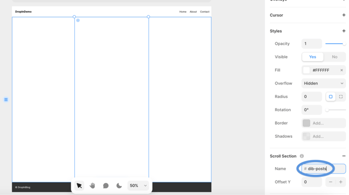 Framer blog install step