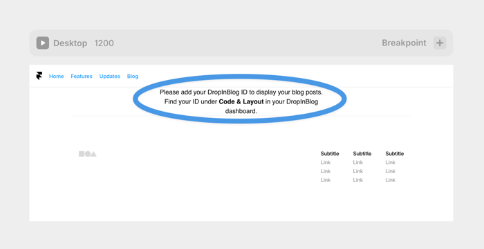 Framer blog install step