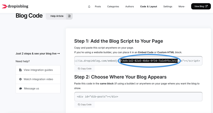 Framer blog install step