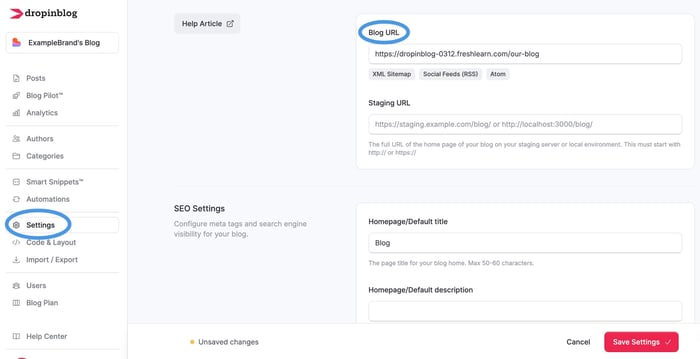 FreshLearn blog install step