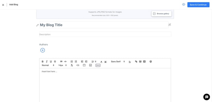 The FreshLearn content editor