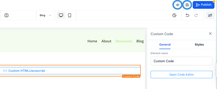 HighLevel blog install step
