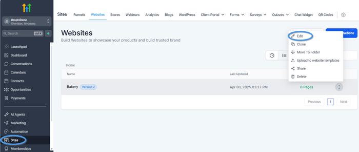 HighLevel blog install step