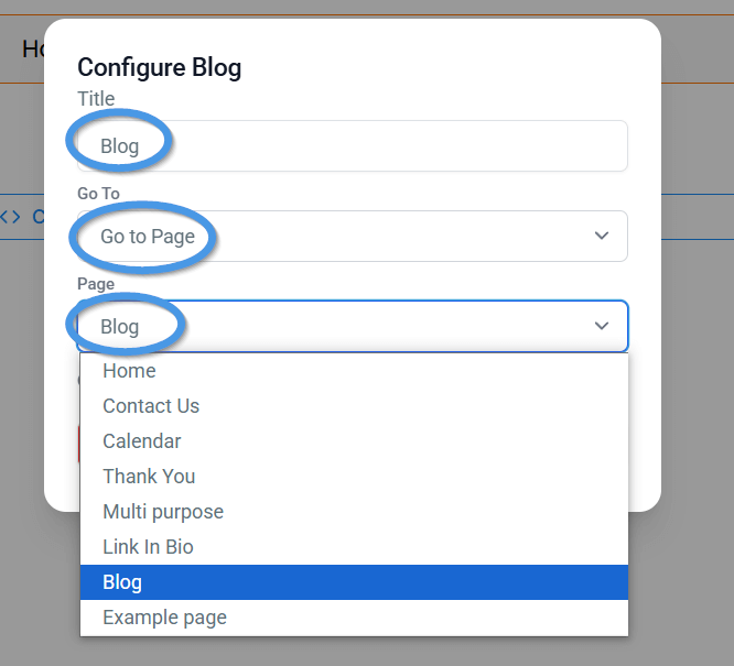 HighLevel blog install step