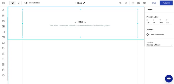 Instapage blog install step