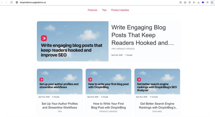 Instapage blog install step
