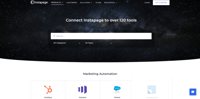 Instapage integrations