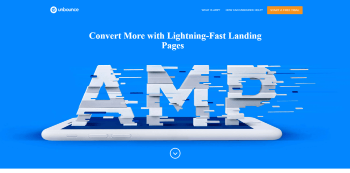 Unbounce amp landing pages
