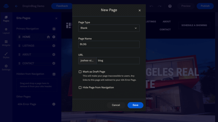 New page
