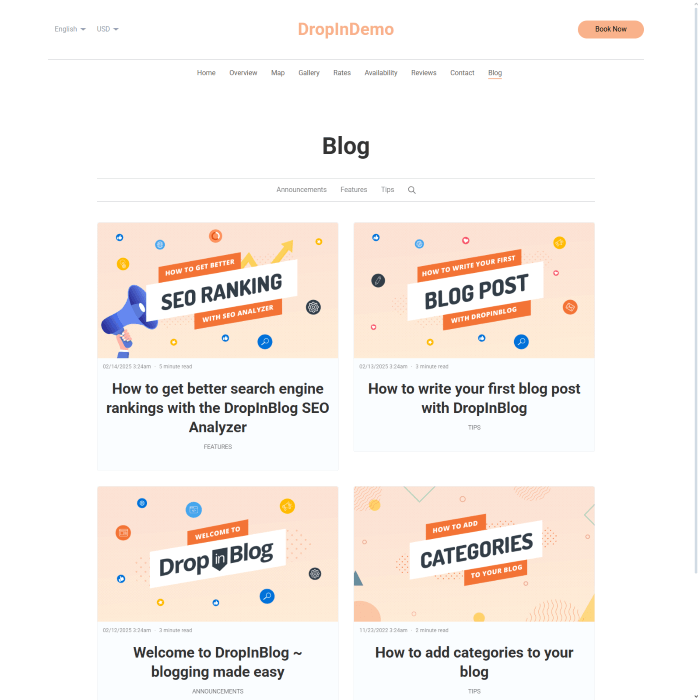 Lodgify blog install step