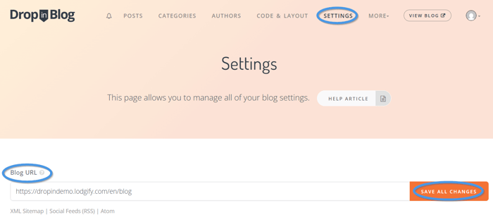 Lodgify blog install step