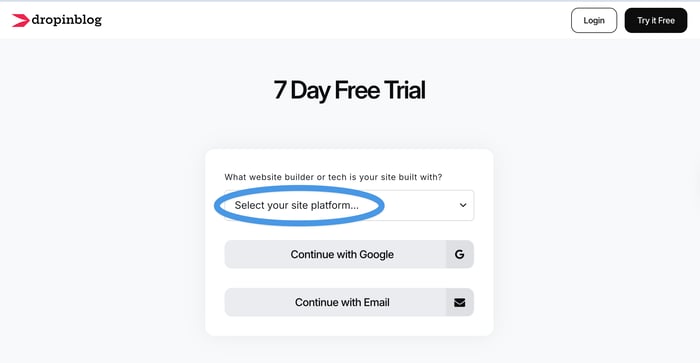 Lovable blog install step