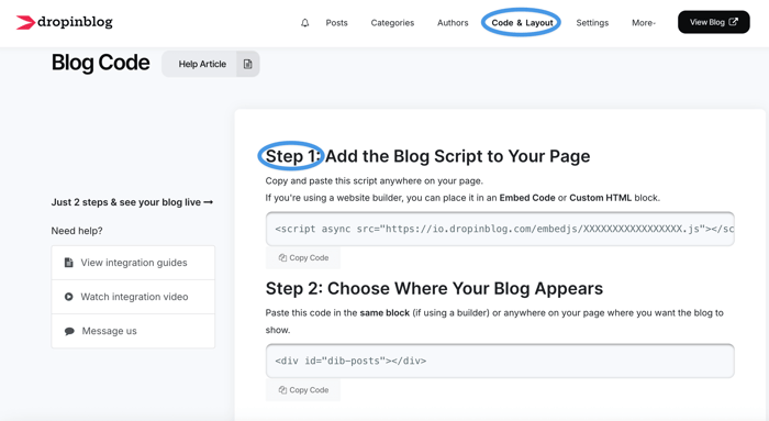 Magento blog install step