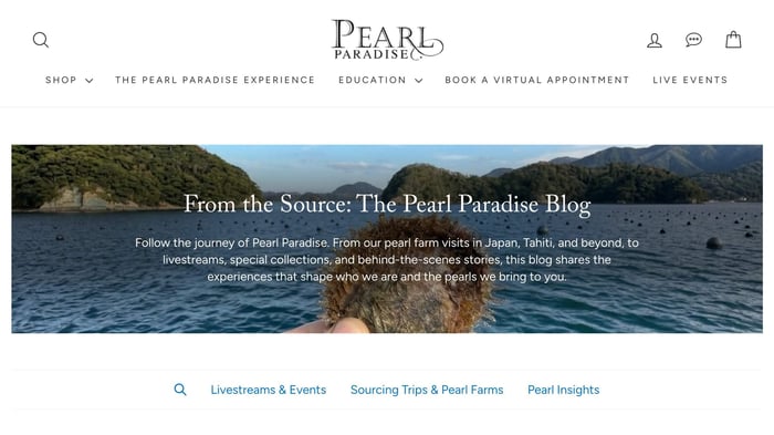 Pearl Paradise Blog