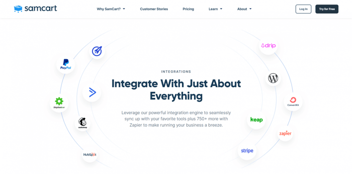 SamCart integrations