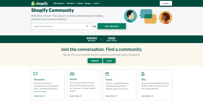 Shopify community