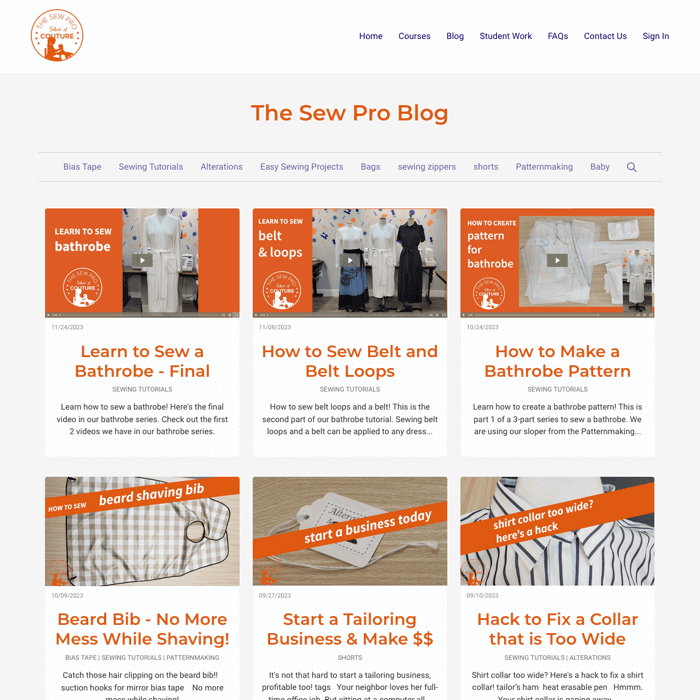 Sew Pro Blog