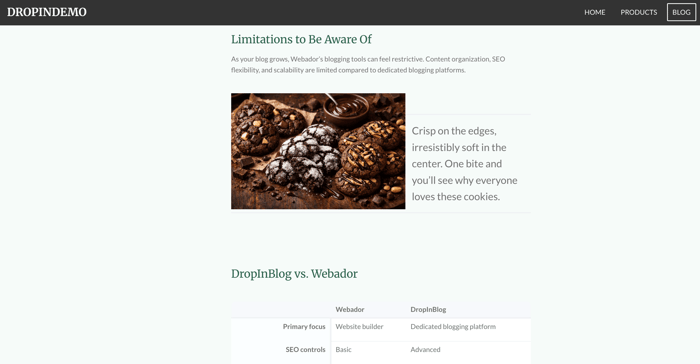 Adding reusable content blocks with DropInBlog's Smart Snippets™