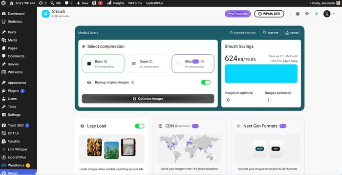 Smush WordPress plugin
