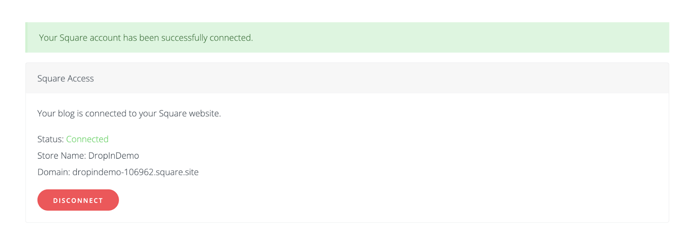 Square blog install step