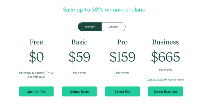 Teachable pricing