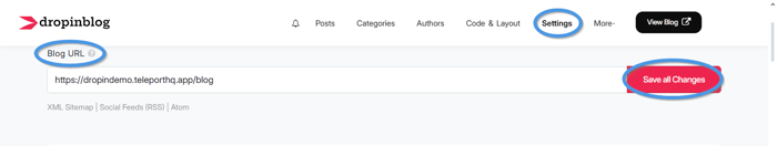 TeleportHQ blog install step