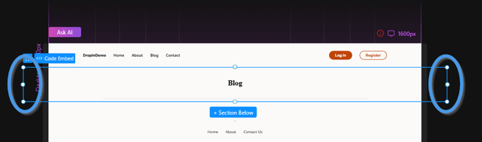 TeleportHQ blog install step