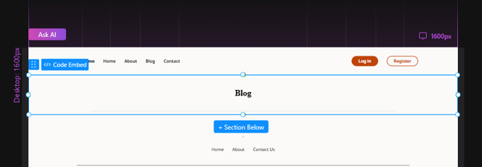 TeleportHQ blog install step