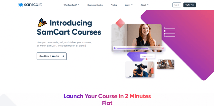 SamCart courses app