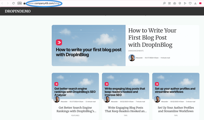Webador blog install step