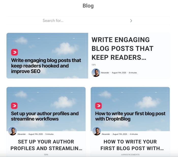 Weebly blog install step