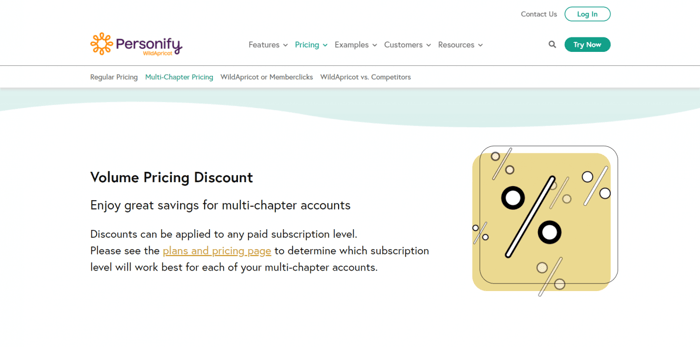 Wild Apricot vs MemberPlanet: multichapter pricing