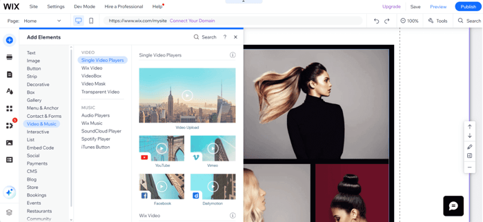 Wix Editor