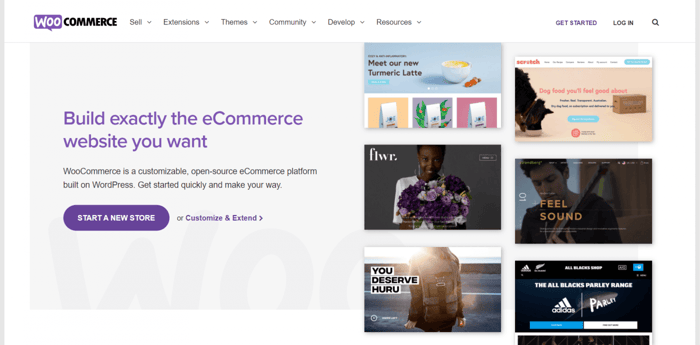 WooCommerce home page