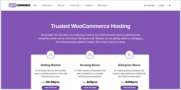 WooCommerce hosting prices