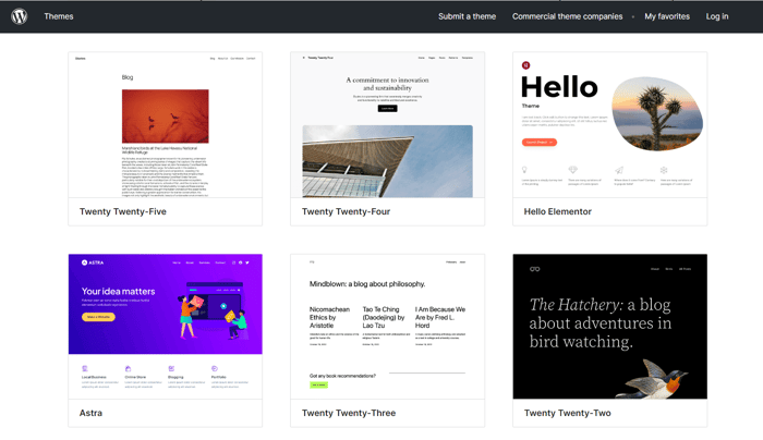 WordPress themes