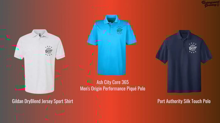 Ashe Colored Gildan DryBlend Jersey Sport Shirt