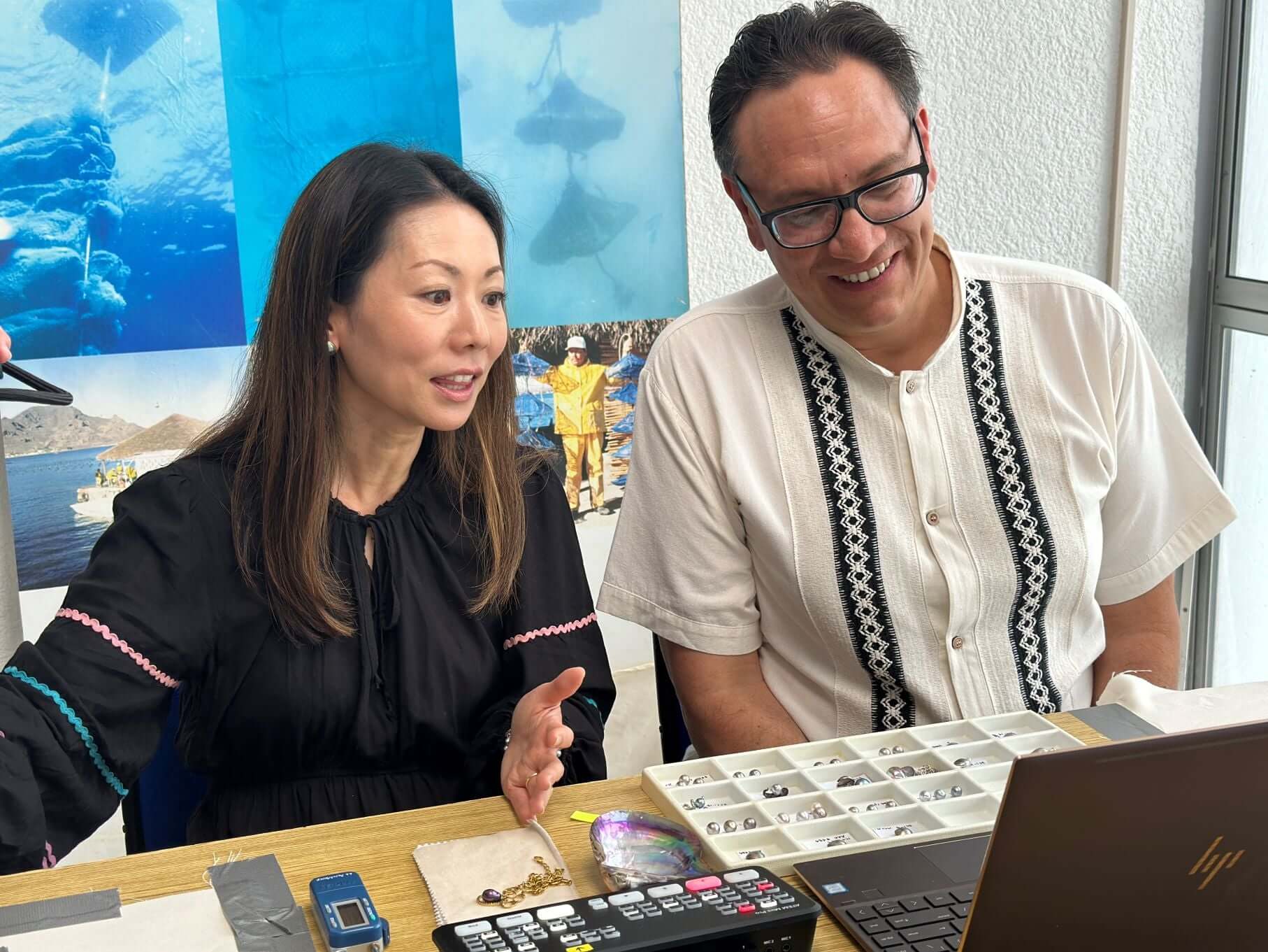 Hisano with Douglas McLaurin