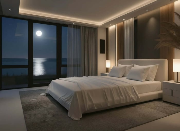 A Sleep Sancturary Setup With Cooling Sheets by SHEEX