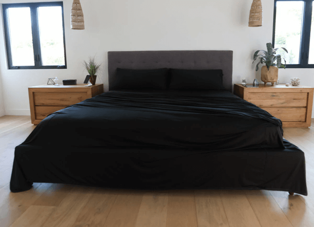 Depth and Protection - Black Bed Sheets